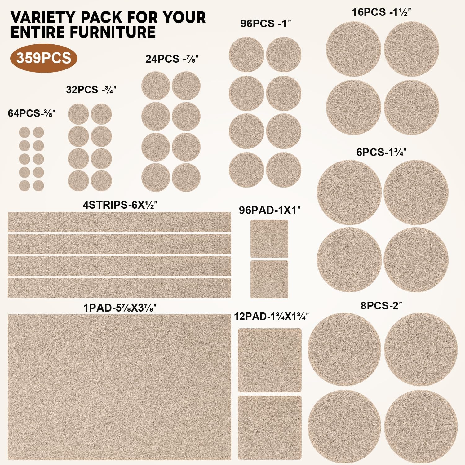 Round Clear Silicone Pads